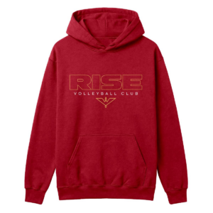 RISE Classic Logo Hoodie – Red