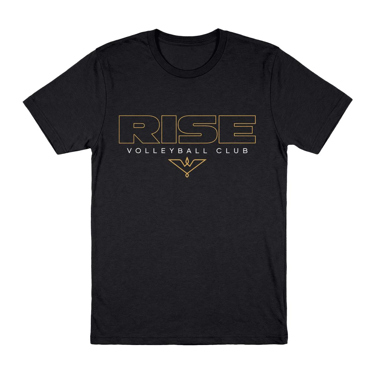 RISE Classic Logo Tee – Black
